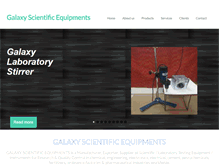 Tablet Screenshot of galaxylabequip.com